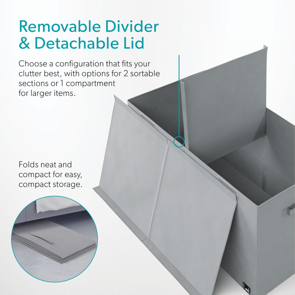 Foldable FlipTop Storage Bin Mindspace